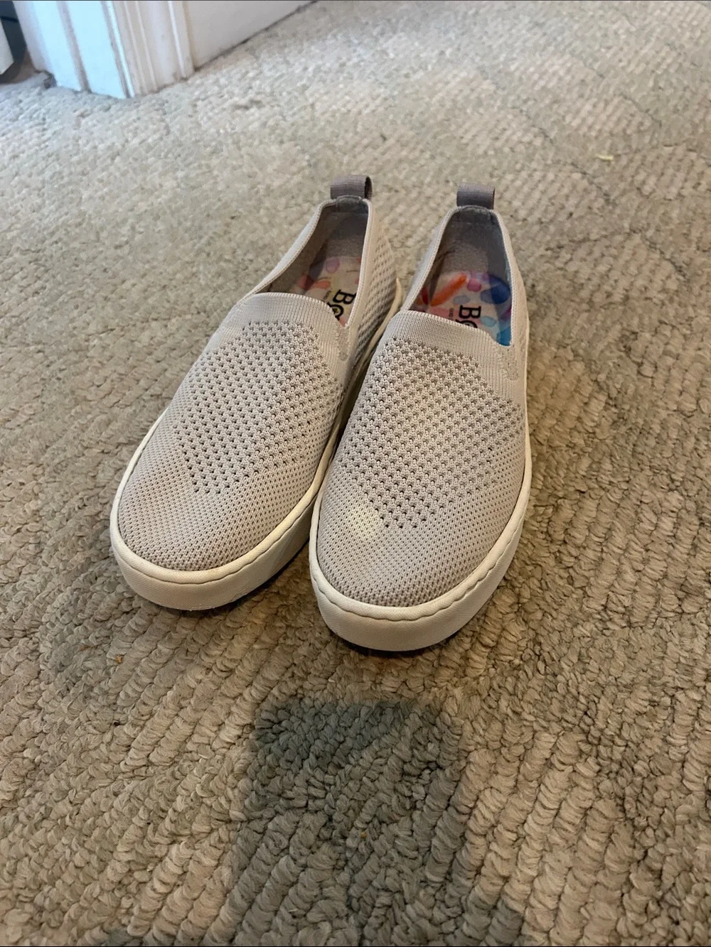 Born Knit Slip-On Sneakers in Light Gray - Picture 8 of 11
